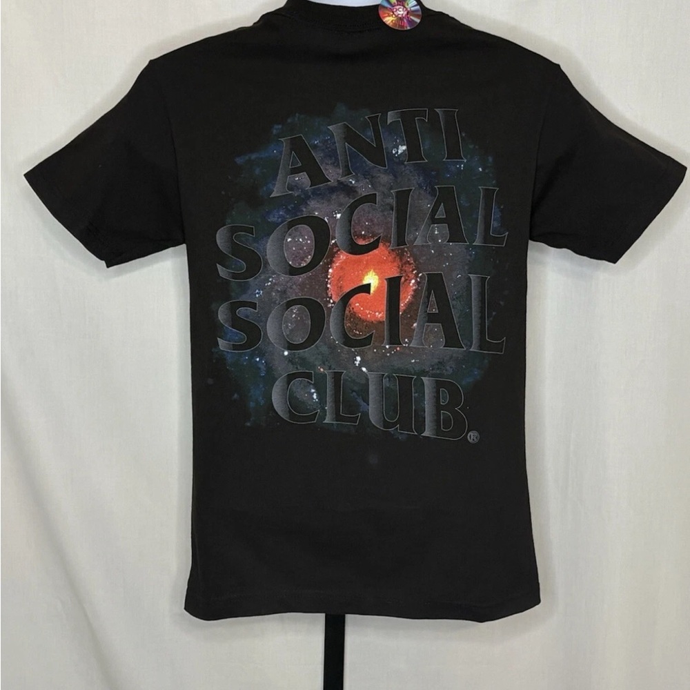 Small - Authentic Anti Social Social Club “Tonight, I’ll Sit” Tee Black NWT